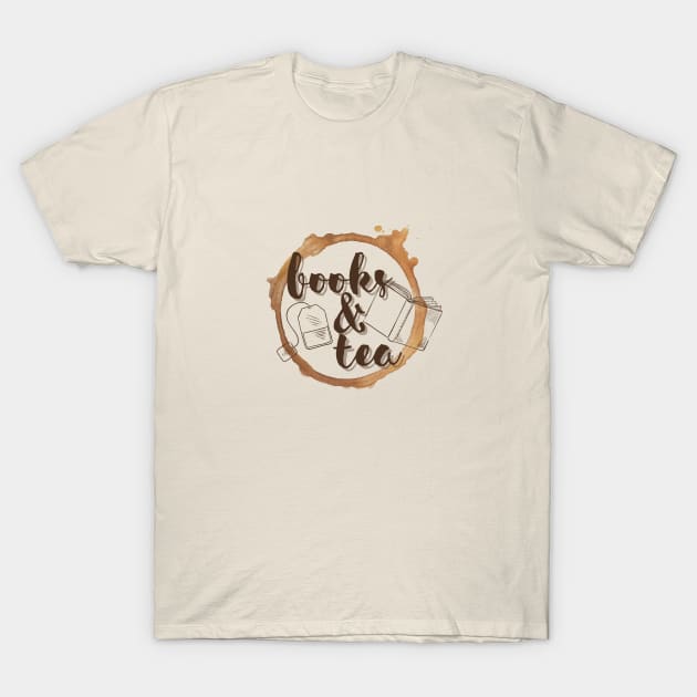 Books And Tea T-Shirt by angiedf28